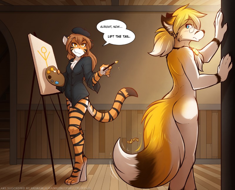 eric vaughan and flora (twokinds) created by tom fischbach