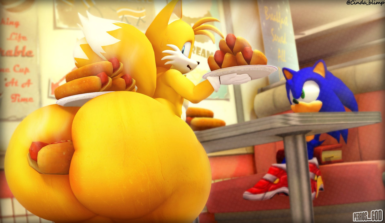 anal anal_penetration anthro big_butt bodily_fluids book bottom_heavy butt chili_dog duo femboy food food_fetish food_in_ass food_insertion food_play hot_dog huge_butt improvised_sex_toy looking_back male nervous pear-shaped_figure penetration rear_view restaurant sitting_on_book size_difference sweat sweatdrop sweaty_butt thick_thighs tray wide_hips cindablimp perros_god sega sonic_the_hedgehog_(series) miles_prower sonic_the_hedgehog canid canine eulipotyphlan fox hedgehog mammal red_fox true_fox 3d_(artwork) digital_media_(artwork) hi_res