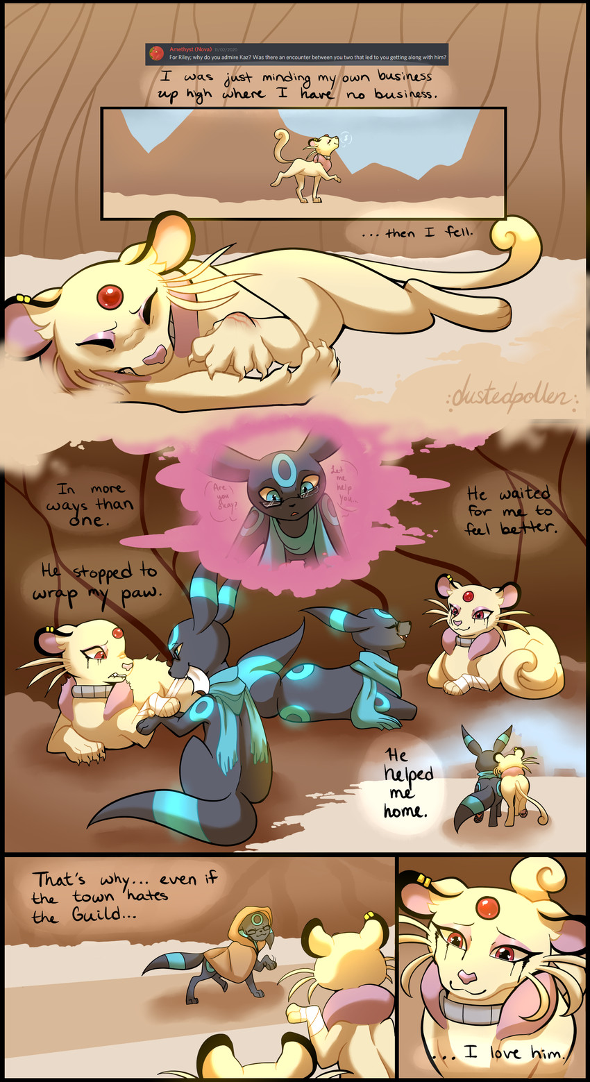 kaz mercais and riley (pokemon mystery dungeon and etc) created by dustedpollen