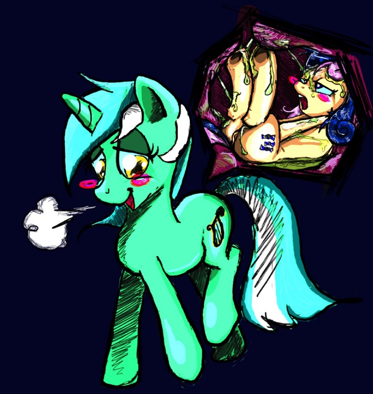 acid blush bodily_fluids burping duo female female/female feral genitals horn inside_stomach internal nude organs pussy stomach stomach_acid vore cheerios_(artist) friendship_is_magic hasbro my_little_pony mythology bonbon_(mlp) lyra_heartstrings_(mlp) sweetie earth_pony equid equine horse mammal mythological_creature mythological_equine pony unicorn