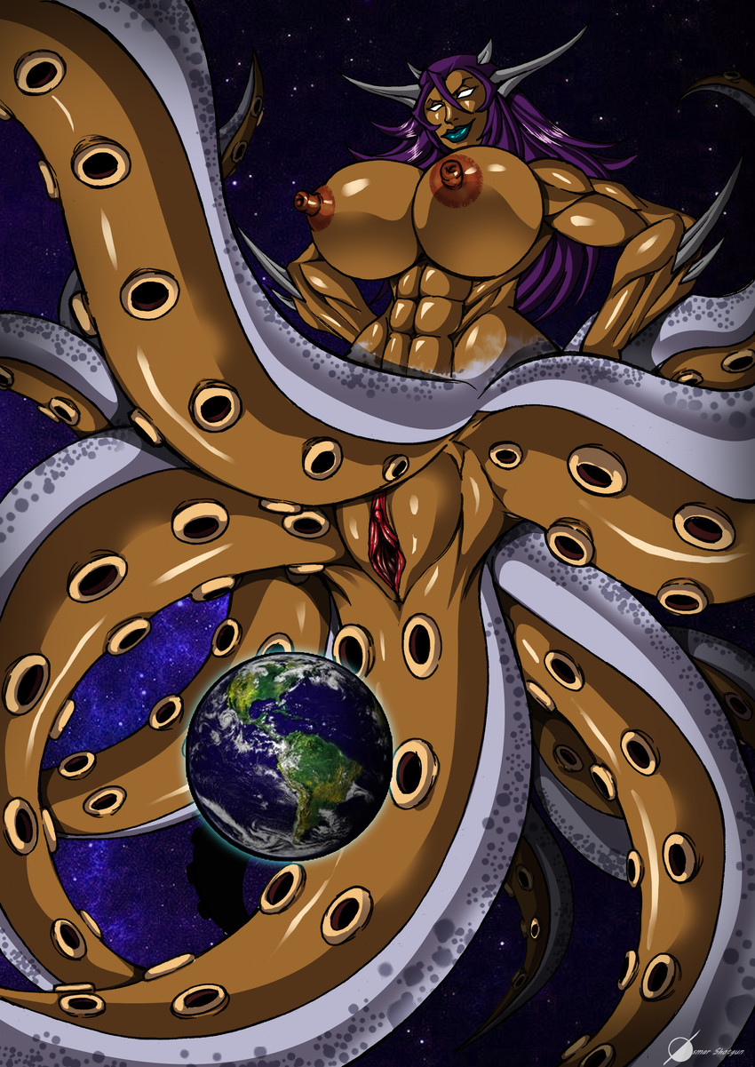 abs big_breasts breasts clitoris earth erect_nipples female genitals huge_breasts macro muscular muscular_female muscular_humanoid nipples nude planet planet_dwarfing pussy solo space terra_macro osmar-shotgun animal_humanoid cephalopod cephalopod_humanoid cosmic_being humanoid marine marine_humanoid mollusk mollusk_humanoid absurd_res hi_res