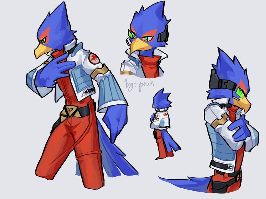 falco lombardi (nintendo and etc) created by pruh