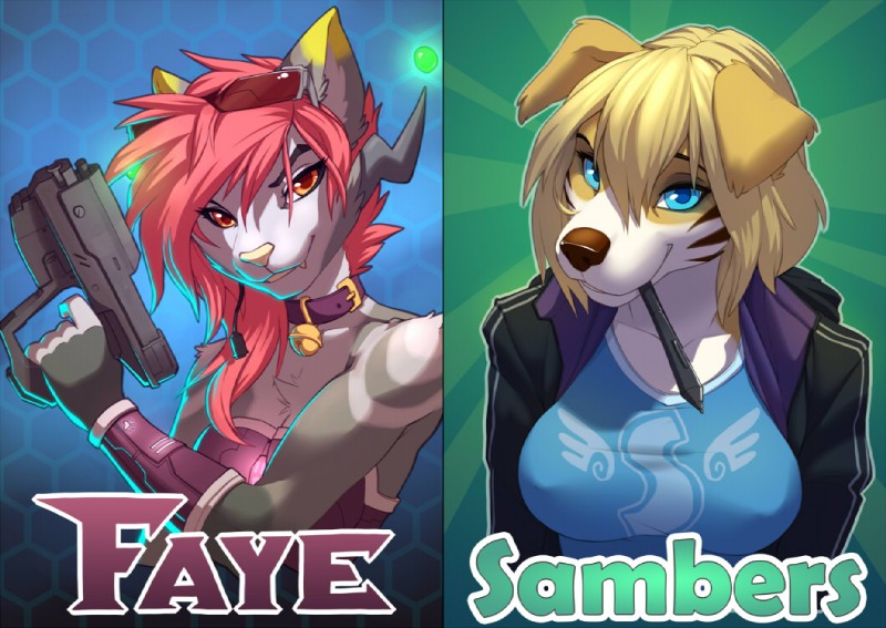 faye and sambers created by sambers and wolfy-nail