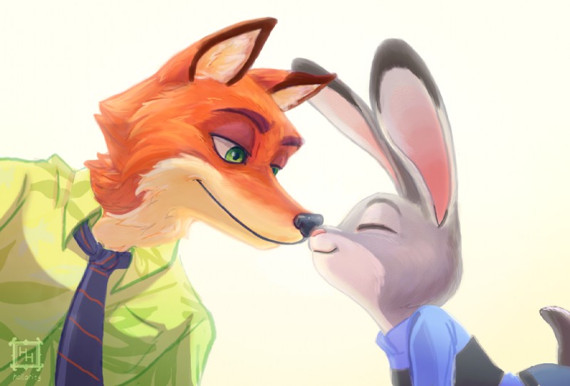 judy hopps and nick wilde (zootopia and etc) created by hollarity