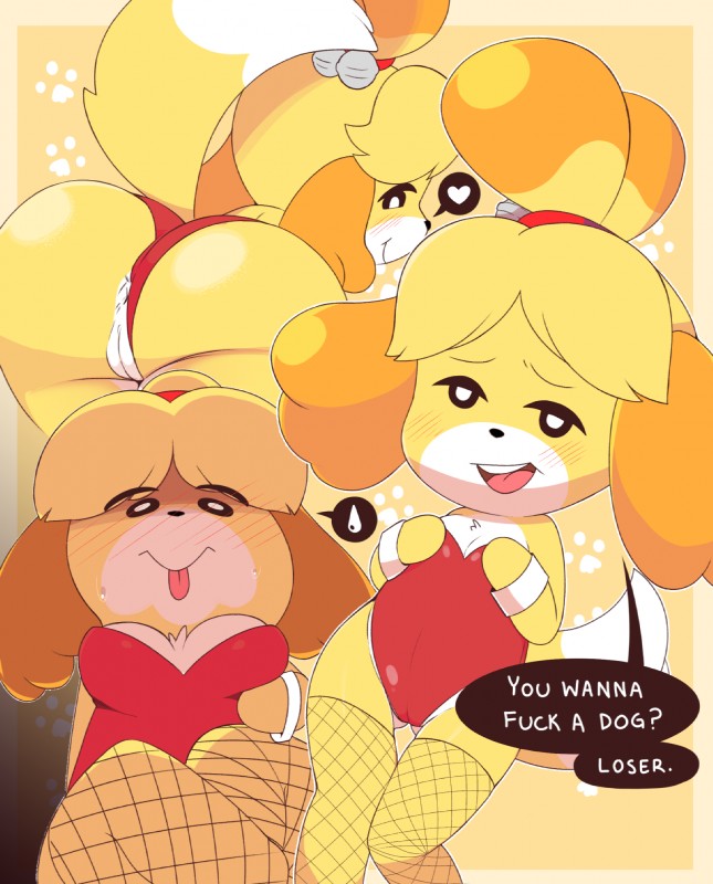 isabelle (animal crossing and etc) created by loveboxf