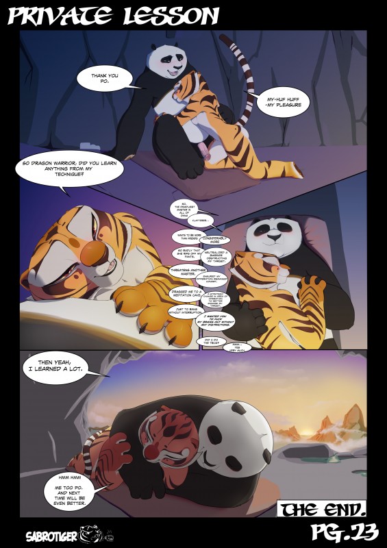 master po ping and master tigress (kung fu panda and etc) created by sabrotiger