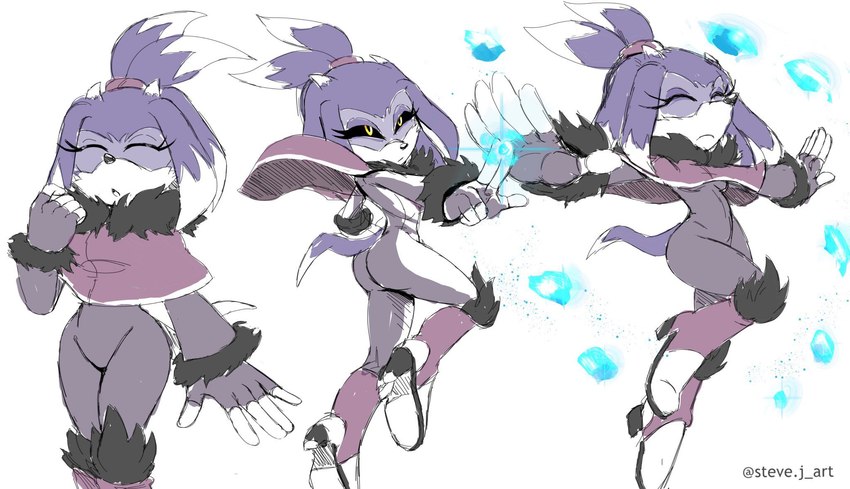 anthro breasts butt elemental_manipulation female ice_manipulation solo wide_hips steve_jones sega sonic_the_hedgehog_(series) fan_character frostbite_the_echidna echidna mammal monotreme hi_res