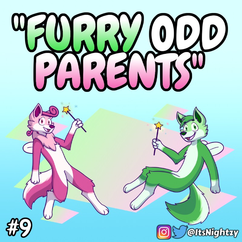 3_toes anthro canon_couple duo feet fur green_body green_eyes green_fur husband husband_and_wife instagram_logo magic_wand married_couple pink_body pink_eyes pink_fur text toes twitter_logo white_body white_fur wife wings itsnightzy instagram nickelodeon the_fairly_oddparents twitter cosmo_(fop) wanda_(fop) canid canine mammal 1:1 2019 english_text meme