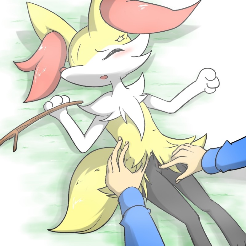 anthro black_body black_fur disembodied_hand duo eyes_closed female fondling fur genitals interspecies open_mouth pokephilia pussy sleeping solo_focus stick white_body white_fur yellow_body yellow_fur 24651 nintendo pokemon calem_(pokemon) braixen canid canine generation_6_pokemon human mammal pokemon_(species) 1:1 hi_res