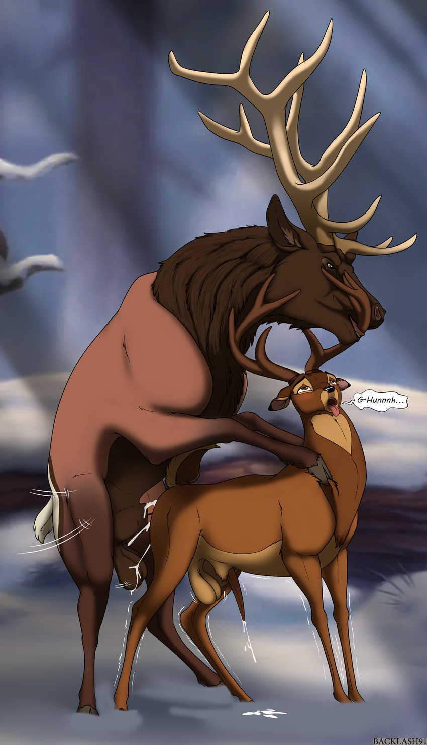 the great prince of the forest (bambi (film) and etc) created by backlash91