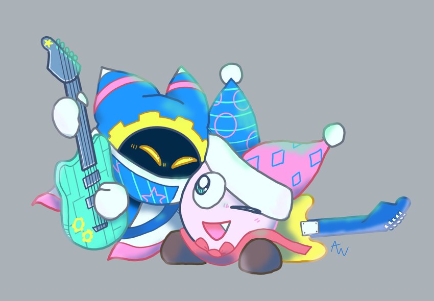 magolor and marx (kirby's return to dream land and etc) created by aw colorcat