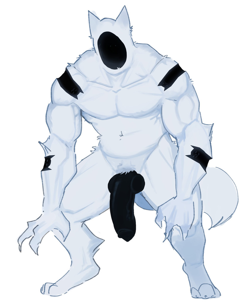 animal_genitalia animal_penis anthro athletic canine_genitalia canine_penis genitals knot male muscular muscular_male nude penis solo goonie-san undertale undertale_(series) endogeny amalgamate canid canine canis domestic_dog mammal monster hi_res