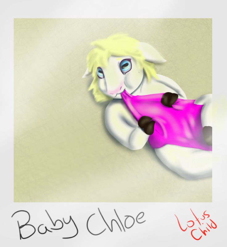 anthro baby female solo young lotuschild chloe_saan bovid caprine goat mammal hi_res