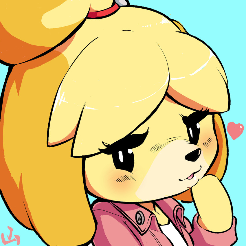isabelle (animal crossing and etc) created by feralyama