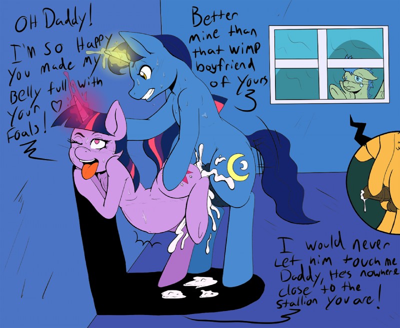 flash sentry, night light, and twilight sparkle (friendship is magic and etc) created by slashysmiley