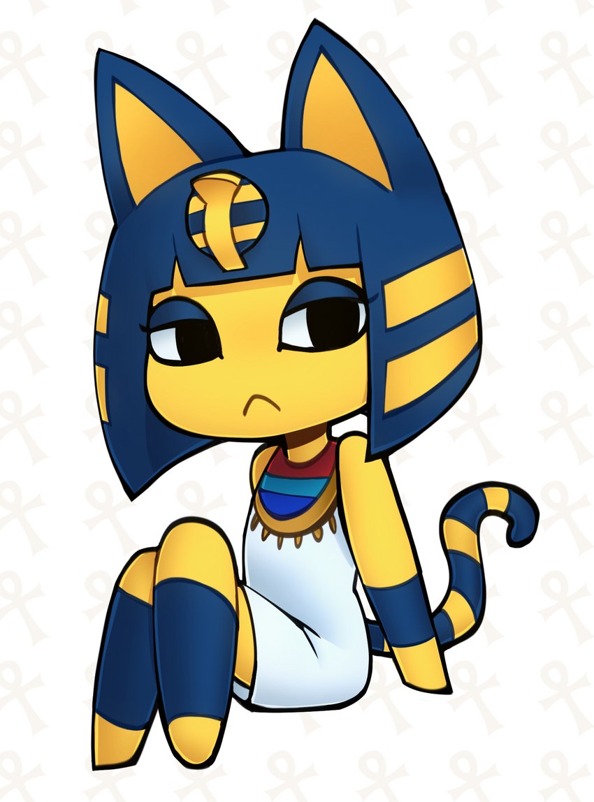 ankha (animal crossing and etc) created by d-floe