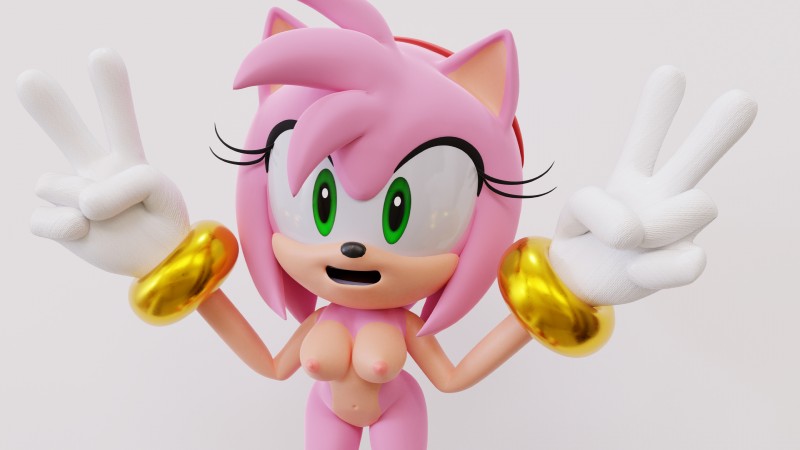 amy rose (sonic the hedgehog (series) and etc) created by ps12
