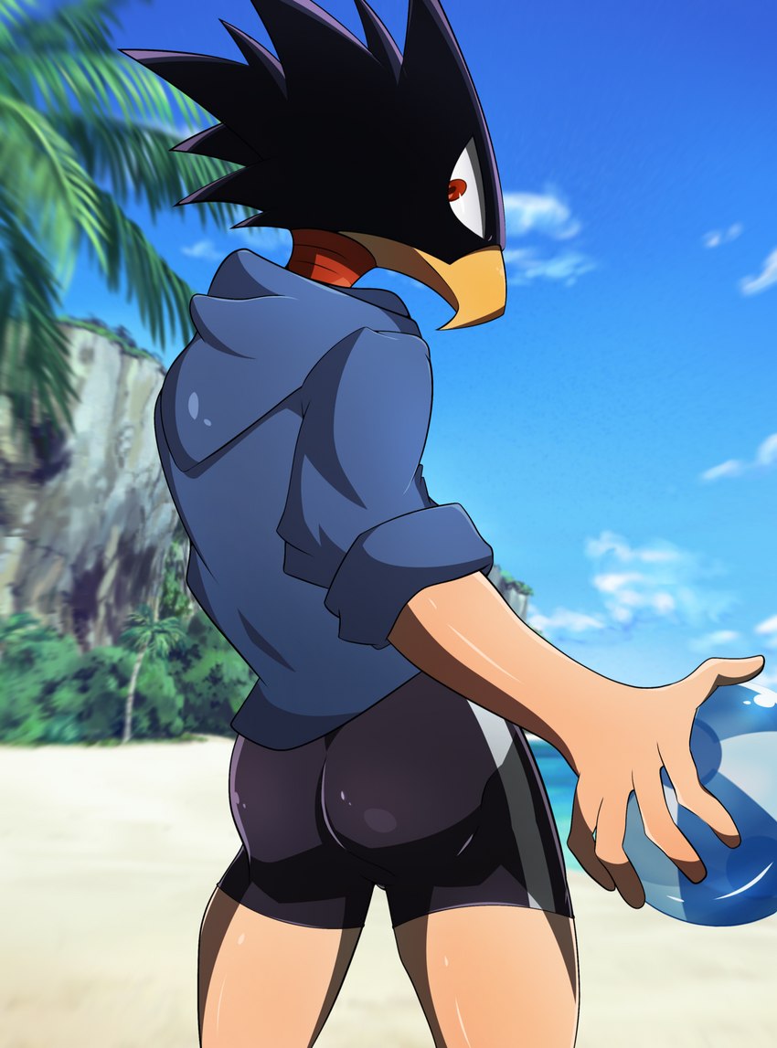 fumikage tokoyami (my hero academia) created by soruagreninja