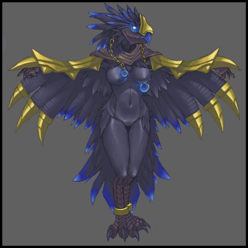 anzu the raven god (blizzard entertainment and etc) created by pira