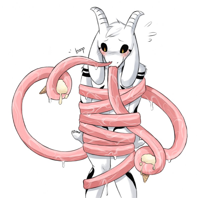 asriel dreemurr (undertale (series) and etc) created by lewdtale