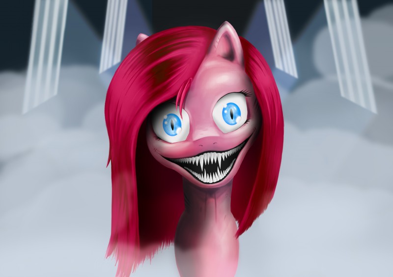 pinkamena and pinkie pie (friendship is magic and etc) created by shorti1996