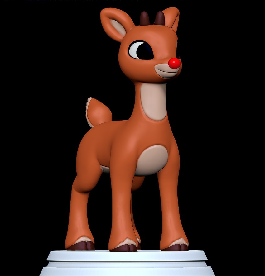 rudolph the red-nosed reindeer (christmas) created by sillytoys