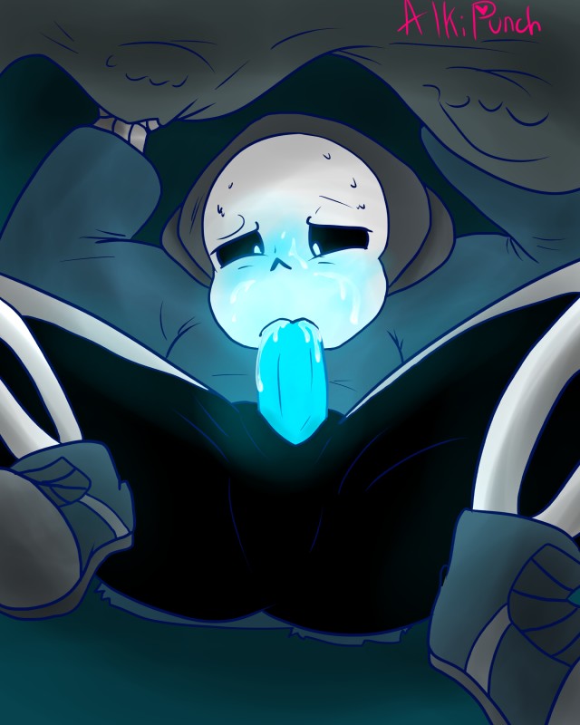 sans (undertale (series) and etc) created by alkipunch