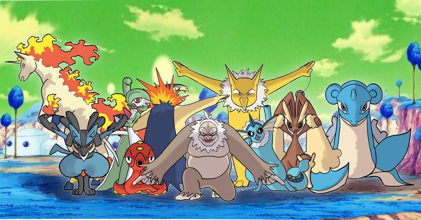 anthro blue_grass female green_sky group long_legs male micro_calves micro_legs micro_thighs multiple_poses pose sky thin_calves thin_legs thin_thighs mentasupra 2024_pokemon_gigaleak dragon_ball nintendo pokemon ginyu_force eeveelution gardevoir generation_1_pokemon generation_2_pokemon generation_3_pokemon generation_4_pokemon hypno_(pokemon) lapras lopunny lucario octillery pokemon_(species) rapidash slaking typhlosion vaporeon hi_res