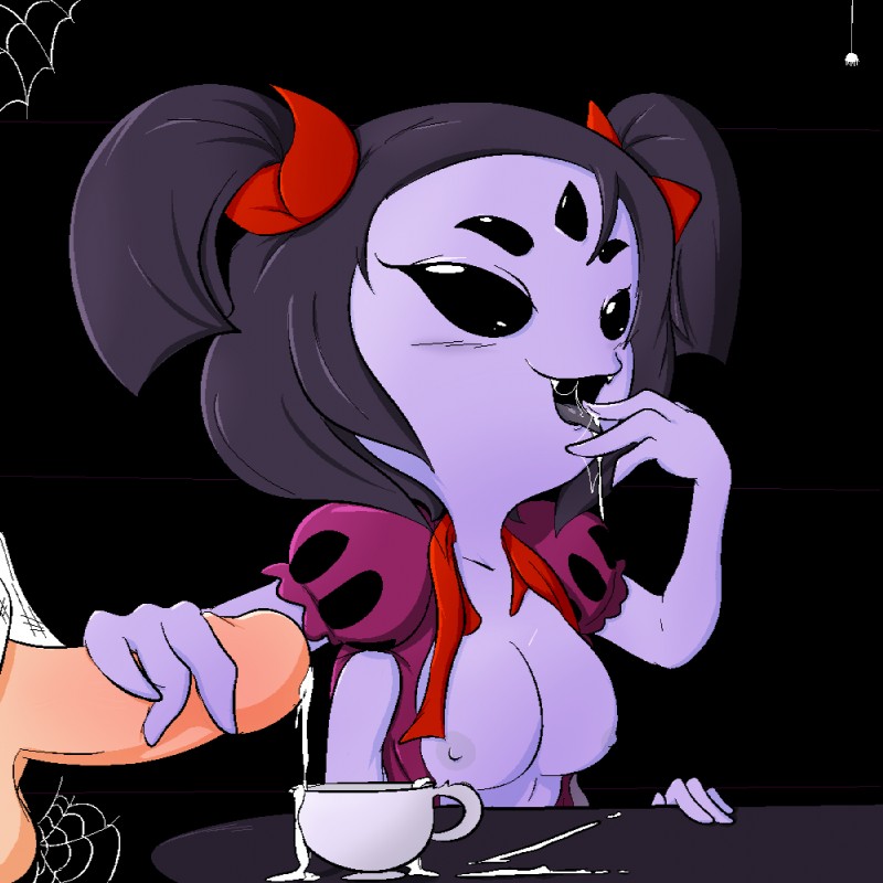 muffet (undertale (series) and etc) created by davidsanchan
