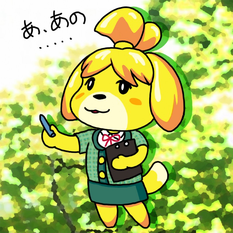 isabelle (animal crossing and etc) created by hirodango