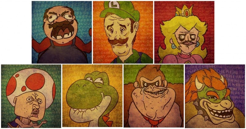 anthro collar crown female fungus group headgear horn male mushroom necktie okay_guy princess rage_face royalty shell spikes trollface immortalshinylife donkey_kong_(series) forever_alone mario_bros me_gusta nintendo y_u_no bowser donkey_kong_(character) luigi mario princess_peach ape dinosaur elemental_creature elemental_humanoid fungi_fauna fungi_humanoid gorilla green_yoshi haplorhine human humanoid koopa mammal prehistoric_species primate reptile scalie toad_(mario) yoshi 2012 256:135 hi_res meme brother_(lore) brothers_(lore) sibling_(lore) twins_(lore)