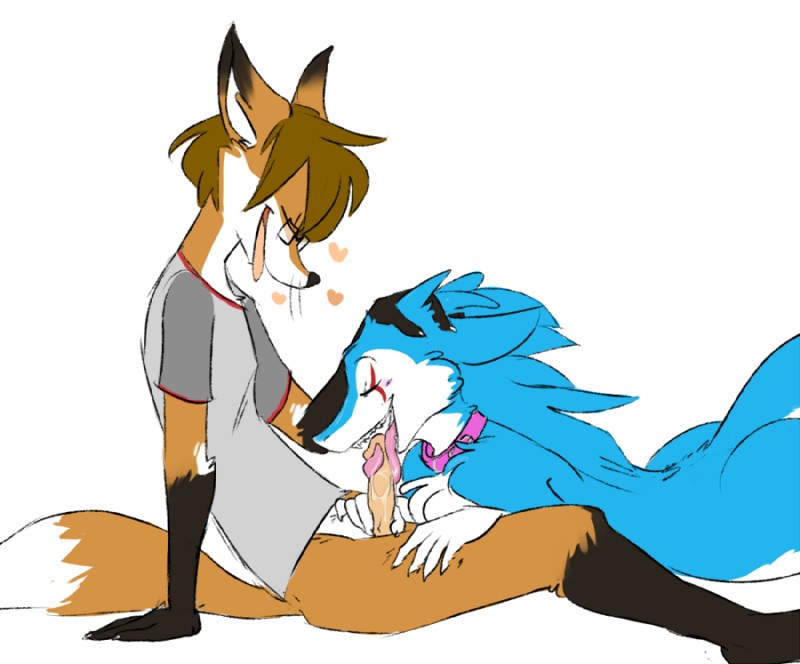 foxydude and valkyrie the corrupt sergal created by paperclip (artist)