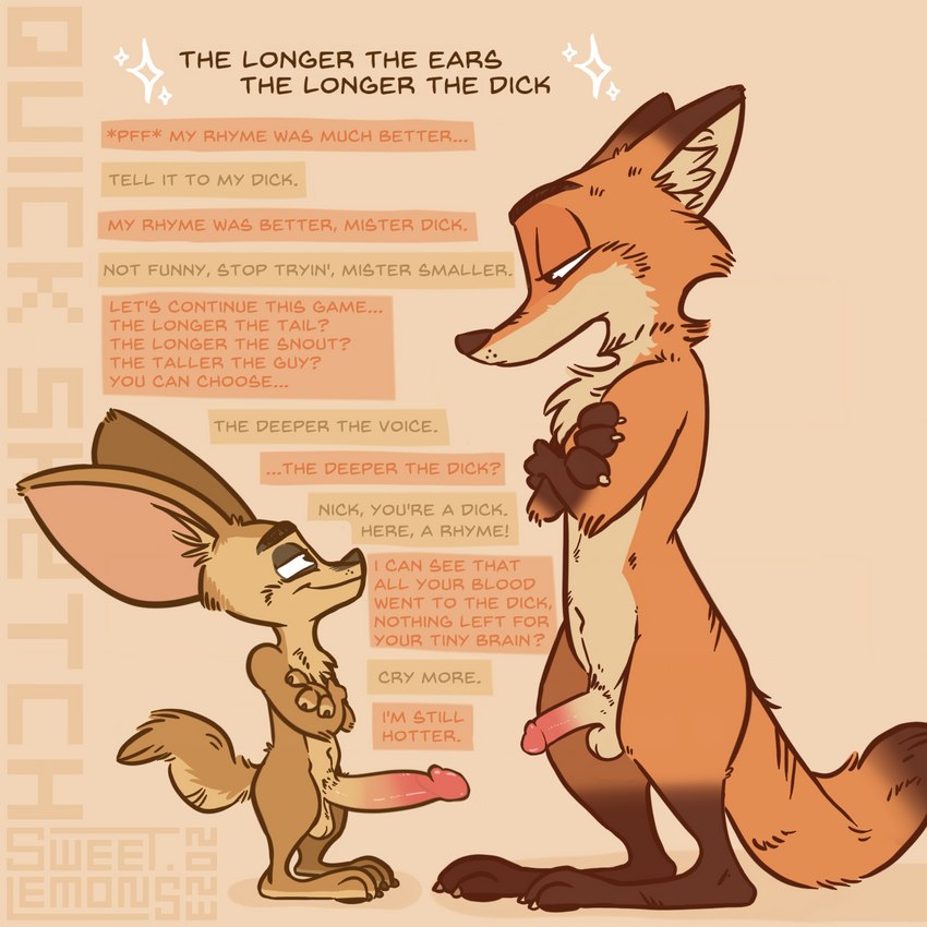 finnick and nick wilde (zootopia and etc) created by sweet.lemons