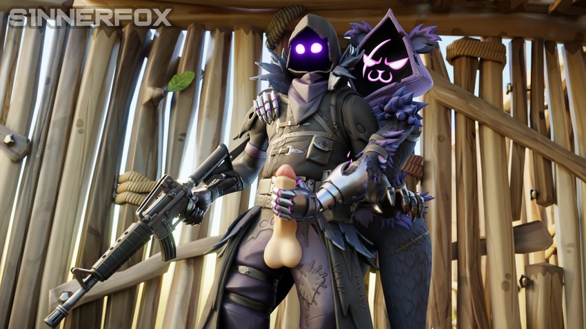 angry anthro duo female from_behind_position genitals male male/female penis rubbing sex shadow_face surprise surprised_expression s1nnerfox epic_games fortnite raven_(fortnite) raven_team_leader bear mammal stroking_(disambiguation) 16:9 3d_(artwork) digital_media_(artwork) hi_res widescreen