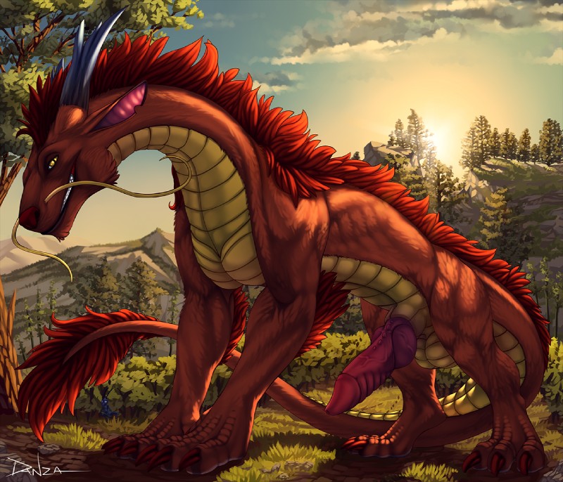 cri-kee and mushu (east asian mythology and etc) created by danza
