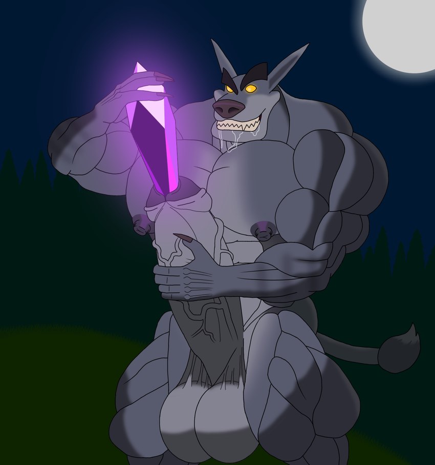 anthro balls biceps big_penis black_nipples bodily_fluids claws cock_vore crystal drool_on_chest drool_on_chin drooling erect_nipples erection eyebrows forest forest_background full_moon genitals glowing glowing_eyes halloween_2021 hand_on_own_penis hand_on_penis holidays huge_penis hyper hyper_genitalia hyper_penis male moon muscular muscular_anthro muscular_male muscular_thighs nature nature_background night nipples object_vore pecs penetration penile penis plant purple_claws saggy_balls saliva sharp_teeth smile solo tail teeth thick_eyebrows tree urethral urethral_penetration vein veiny_penis vore yellow_eyes secromon activision crash_bandicoot_(series) crash_team_racing_nitro-fueled halloween mythology tiny_tiger canid canine mammal mythological_canine mythological_creature were werecanid werecanine werewolf digital_media_(artwork) hi_res