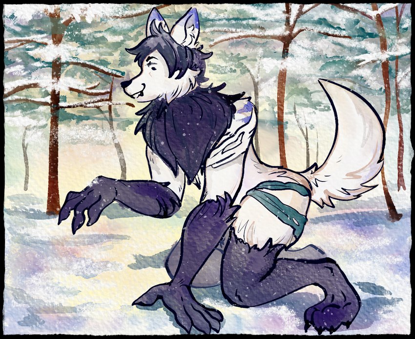 exclusive simulated_traditional_(artwork) solo transformation winter wood kiri-anko mythology canid canine canis mammal mythological_canine mythological_creature werecanid werecanine werecreature werewolf wolf digital_media_(artwork) digital_painting_(artwork) digital_watercolor_(artwork) painting_(artwork) rebelle_(artwork) watercolor_(artwork)