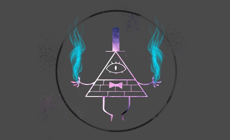 1_eye illuminati not_furry solo iron_titan disney gravity_falls bill_cipher animate_inanimate euclidean eye_of_providence absurd_res hi_res