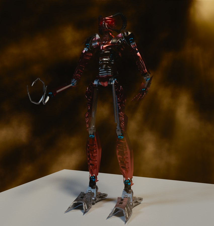 ambiguous_gender armor claws glowing glowing_eyes machine not_furry red_body red_eyes silver_body solo tube failsafe272 bionicle creepypasta lego sidorak biomechanical humanoid robot robot_humanoid 3d_(artwork) blender_(artwork) digital_media_(artwork) hi_res