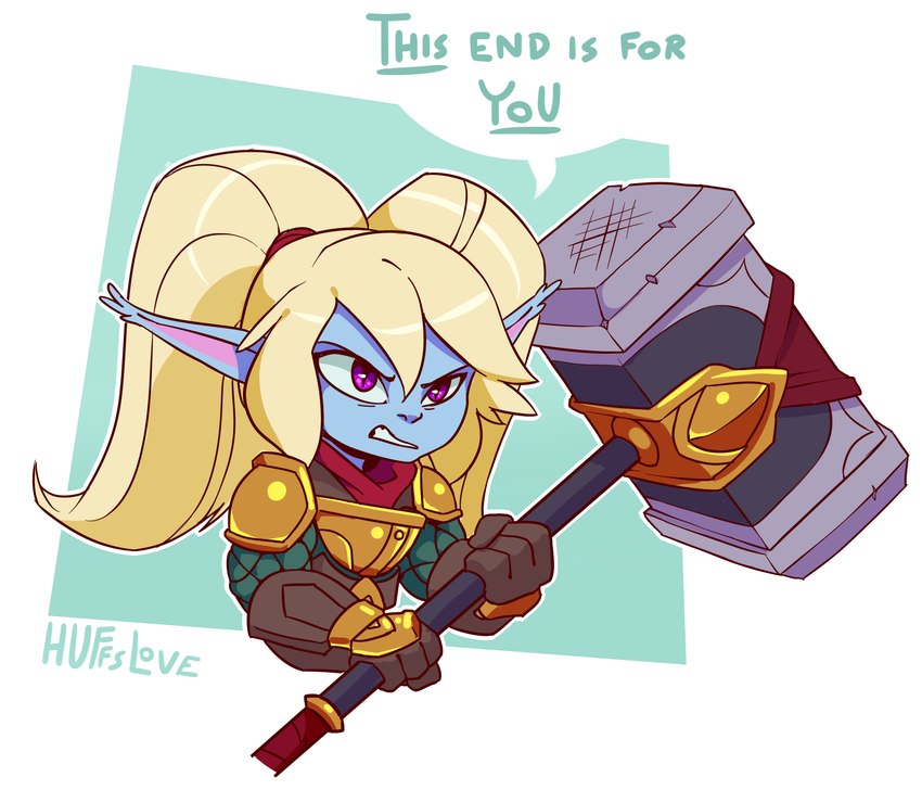 poppy (league of legends and etc) created by huffslove