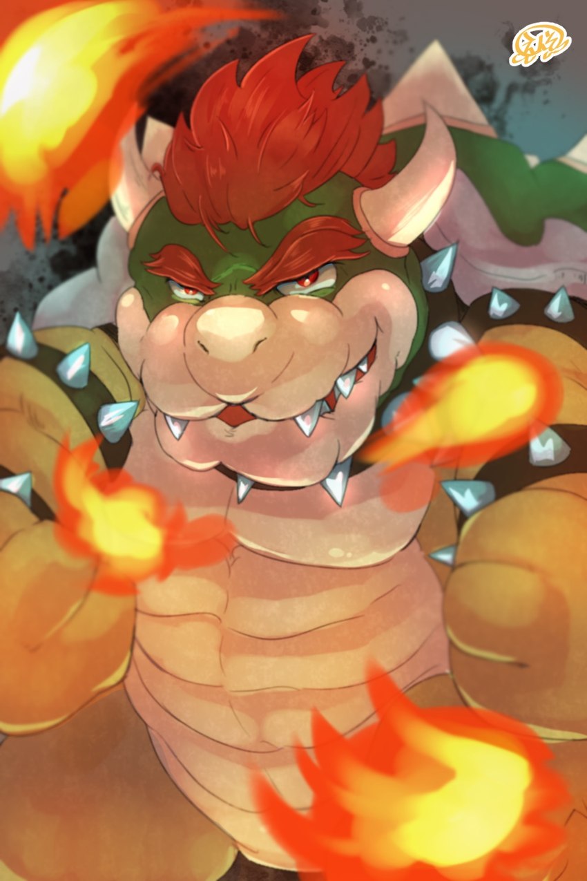 bowser (mario bros and etc) created by enso t0324