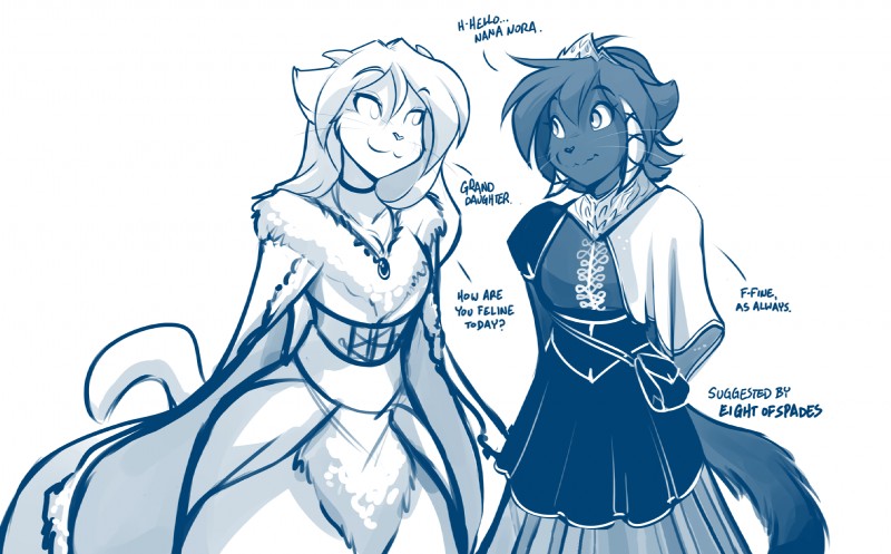 lady nora and madam reni (twokinds) created by tom fischbach