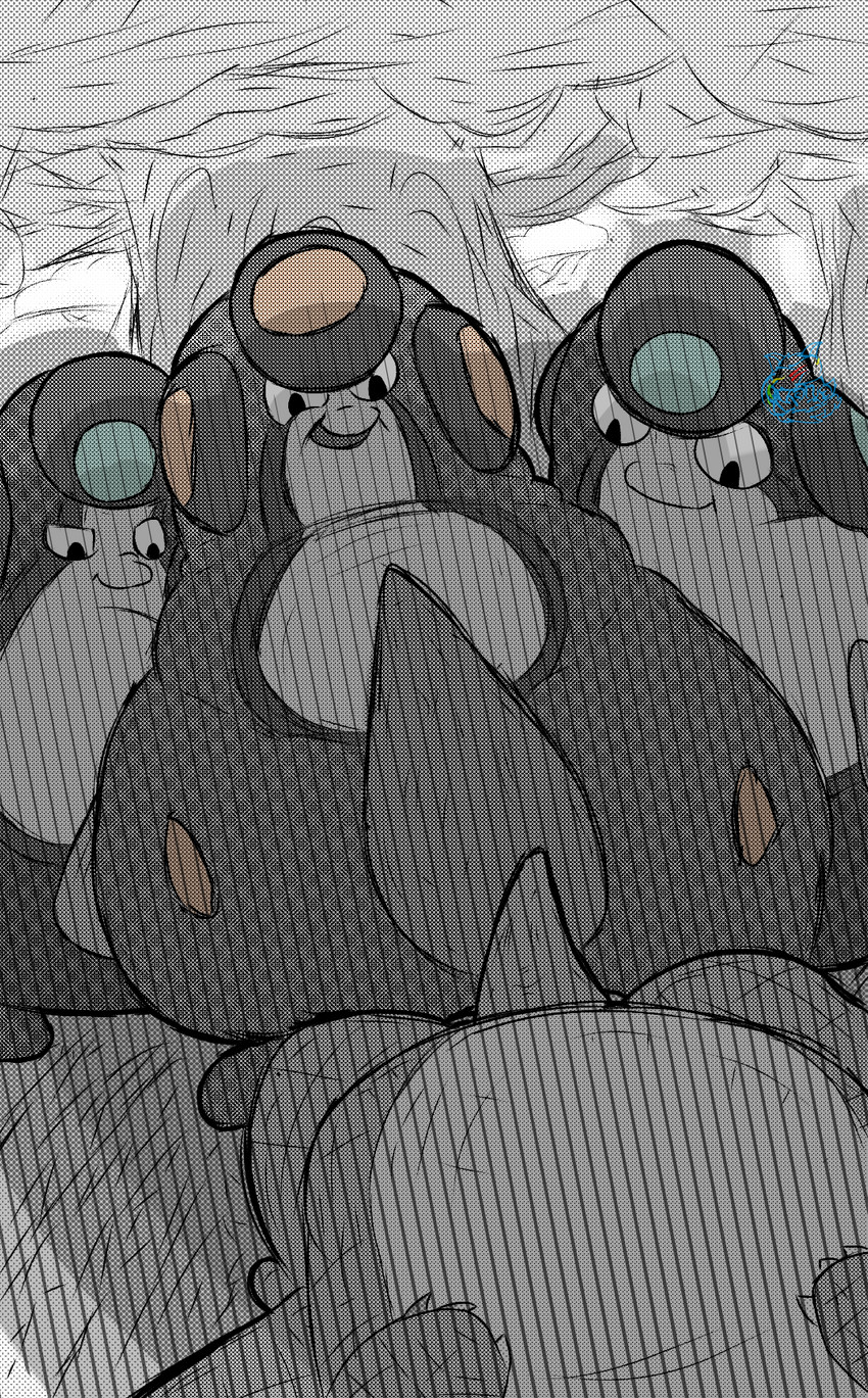 forest genitals group looking_at_another looking_at_partner male male/male obese overweight penis plant simple_background size_difference standing tree blueblu nintendo pokemon generation_1_pokemon generation_5_pokemon palpitoad pokemon_(species) sandshrew shiny_pokemon 2020 hi_res