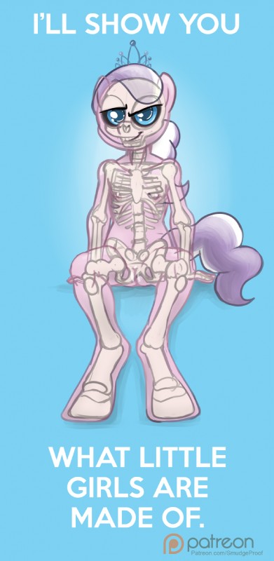 anthro anthrofied bone female flat_chested genitals loli looking_at_viewer macabre nipples patreon_logo pussy skeleton solo text translucent website_logo young young_anthro smudge_proof friendship_is_magic hasbro my_little_pony patreon diamond_tiara_(mlp) earth_pony equid equine horse mammal pony digital_media_(artwork) english_text hi_res sketch url