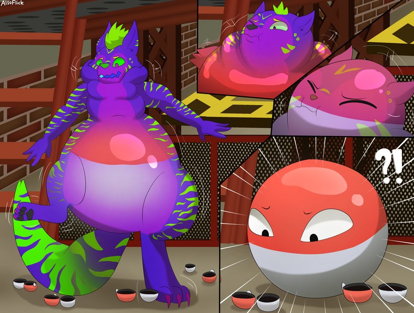 limb_regression limbless orb pokeball solo species_transformation sphere text transformation transformation_sequence alsoflick nintendo pokemon roypfeff1 animate_inanimate generation_1_pokemon pokemon_(species) sphere_creature voltorb absurd_res english_text hi_res