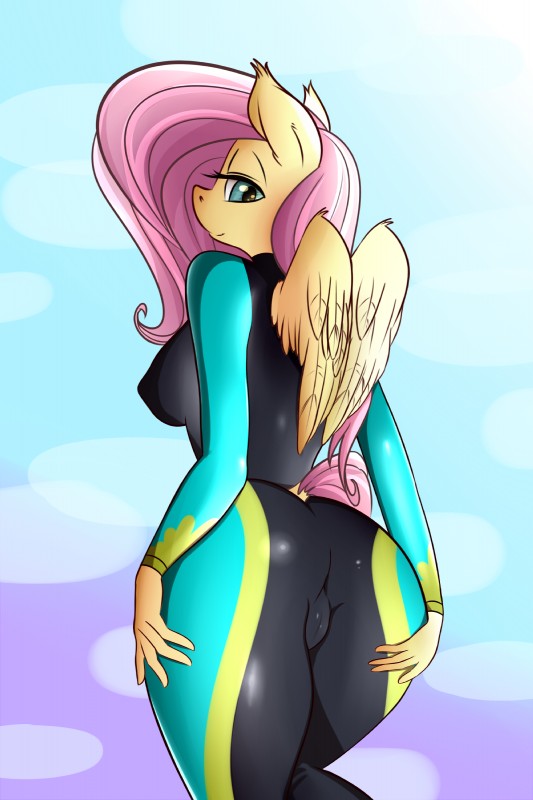 fluttershy (friendship is magic and etc) created by huckser