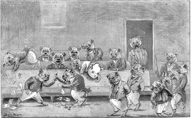 public domain and etc created by louis wain