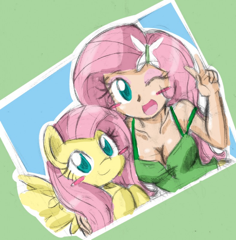 fluttershy (friendship is magic and etc) created by danmakuman