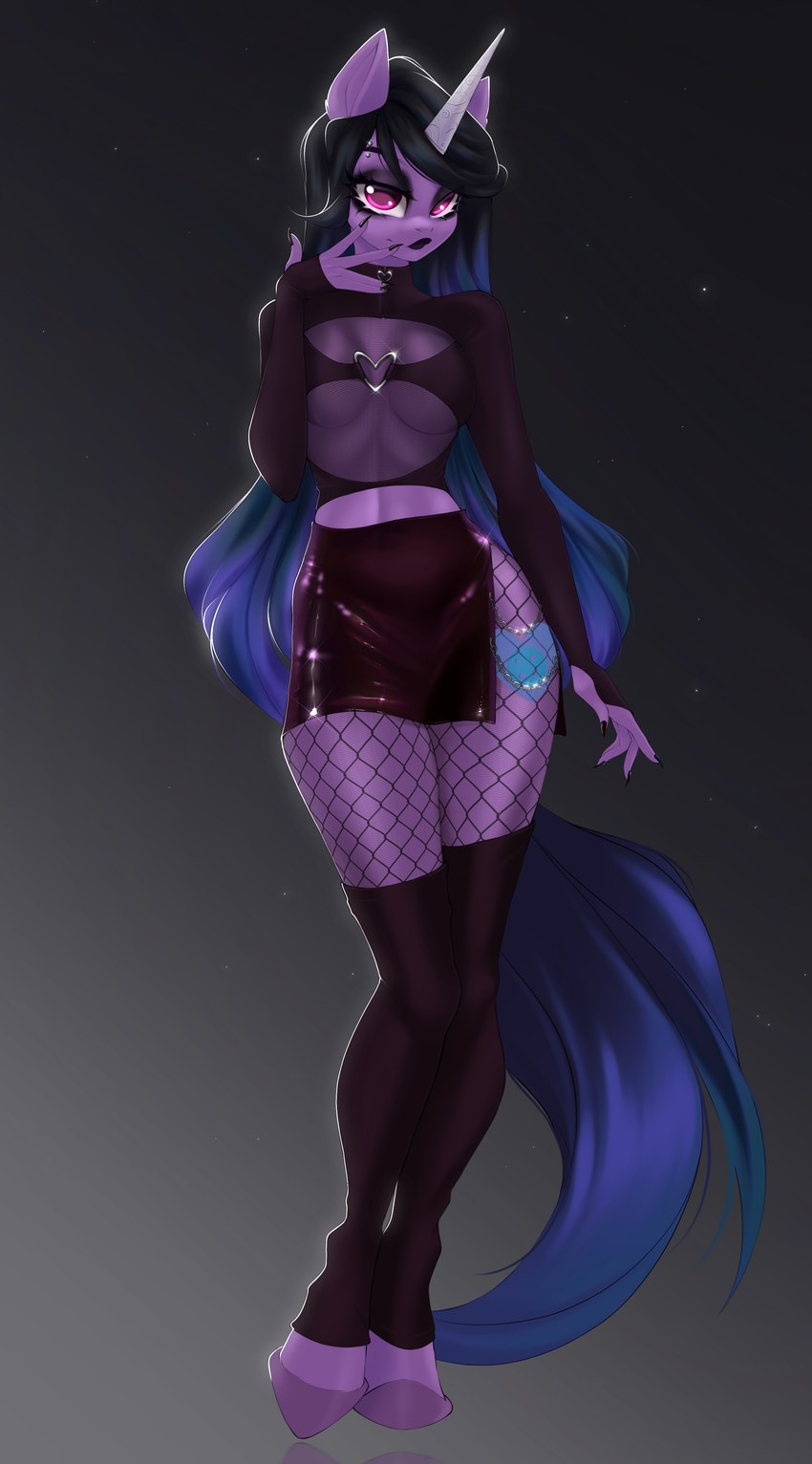 goth izzy and izzy moonbow (my little pony and etc) created by u lu lu