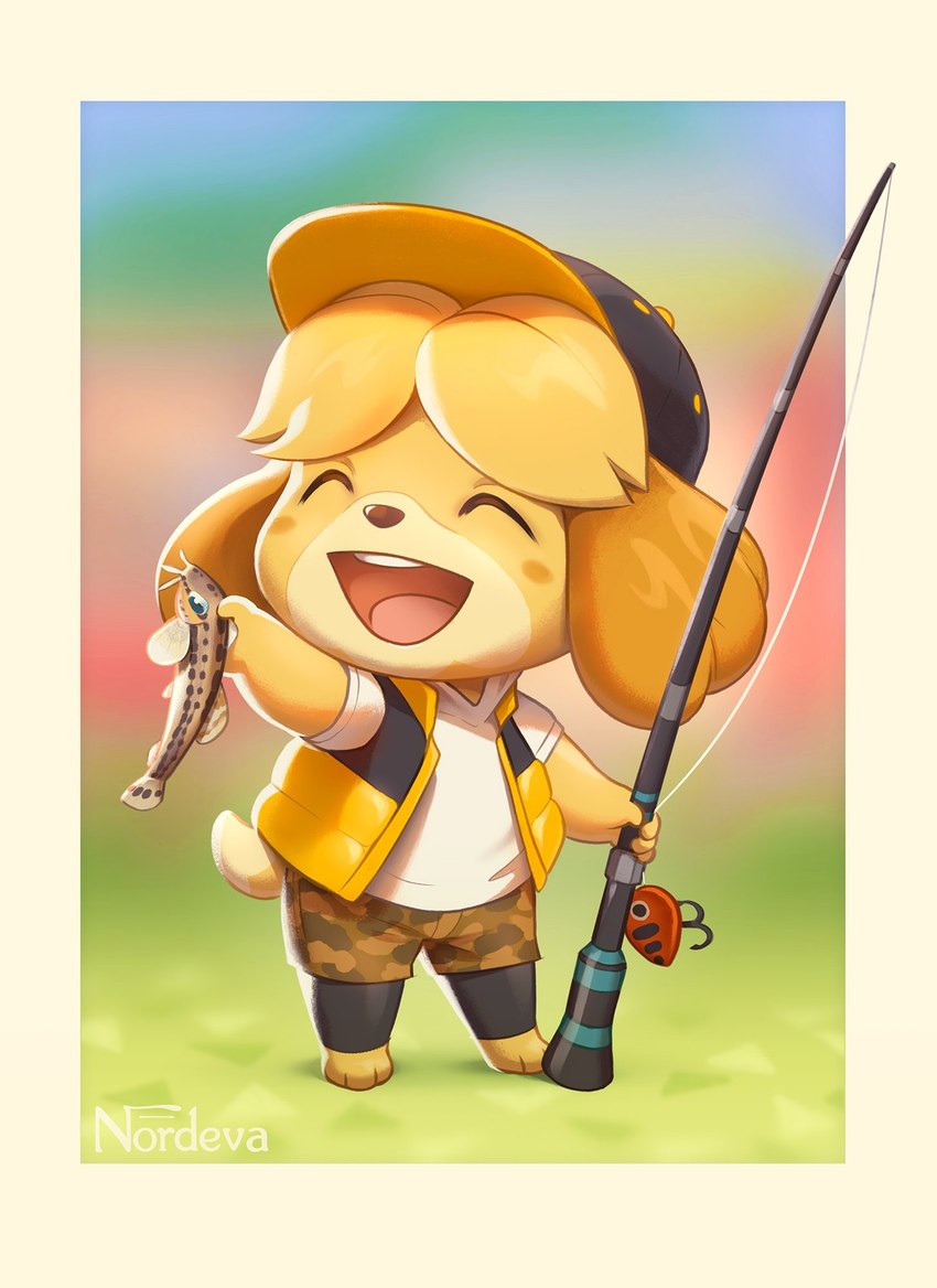 isabelle (animal crossing and etc) created by nordeva